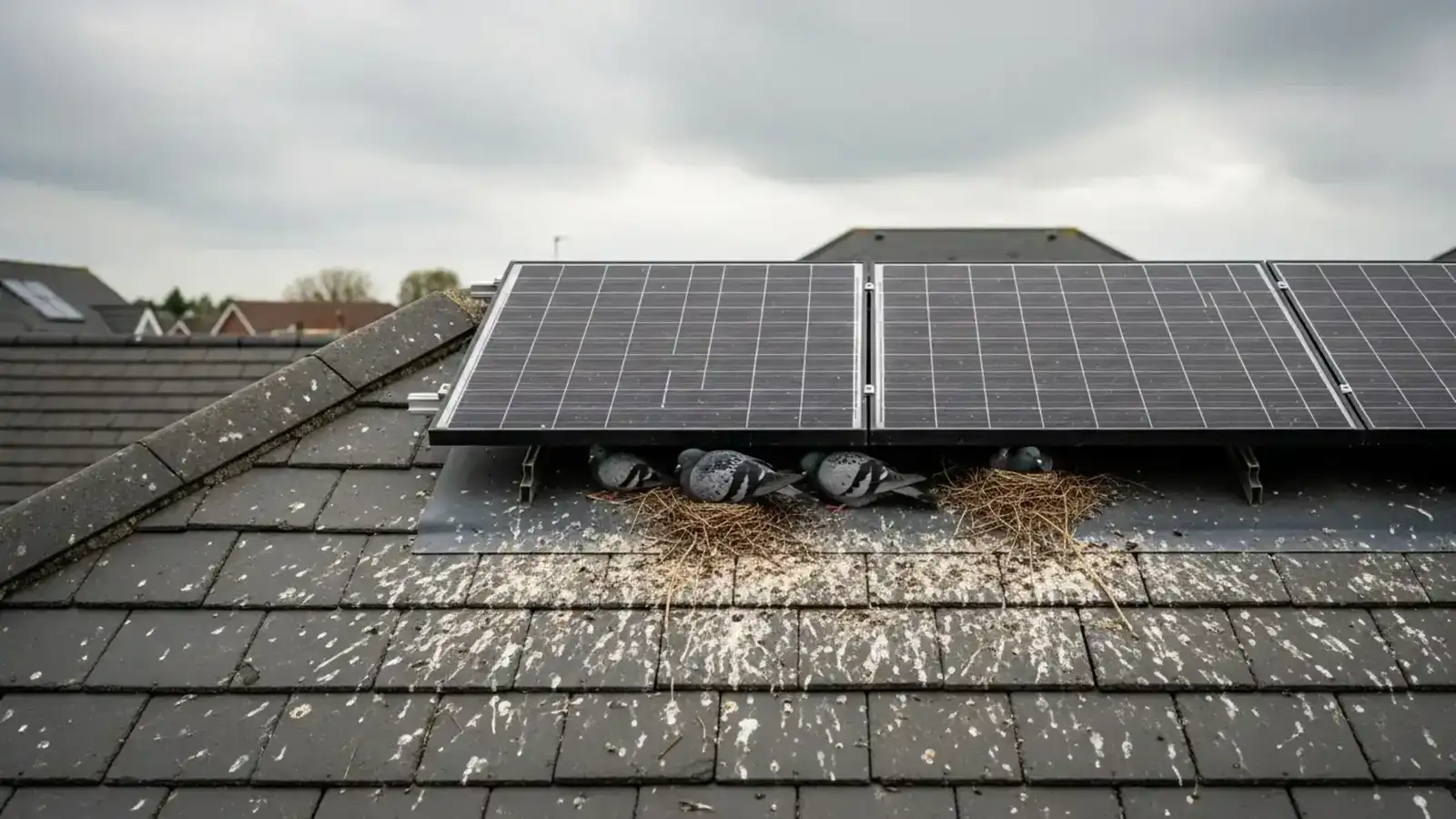 Solar Panel Pigeon Proofing service